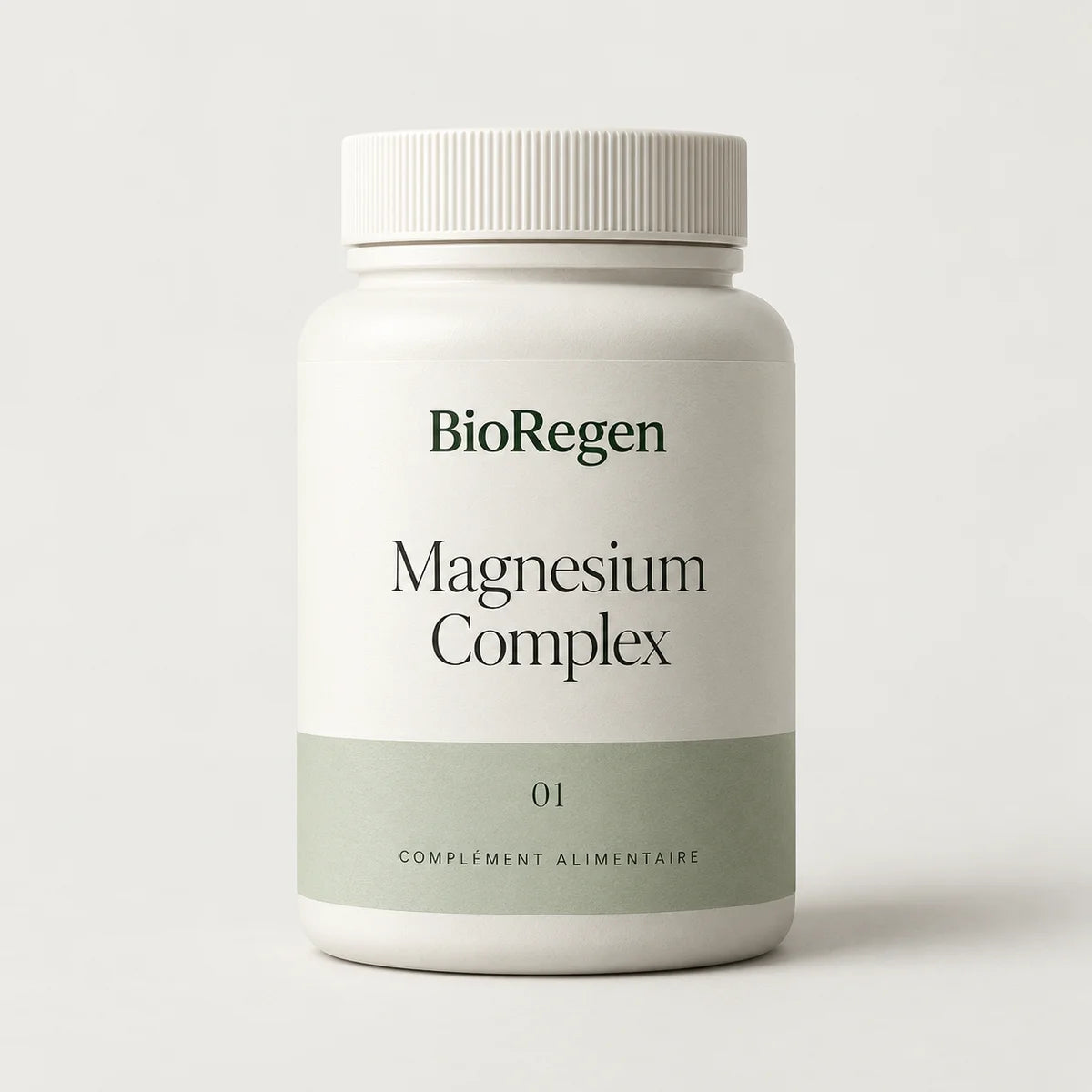 Présentation du flacon BioRegen Magnesium Complex, visuel provisoire
